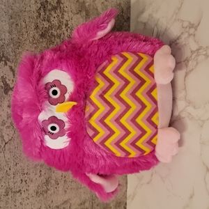 Super cute Pink Circus Circus Owl Stuffed Animal Plush